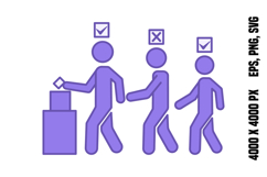 Colored Referendum Icon Product Image 1
