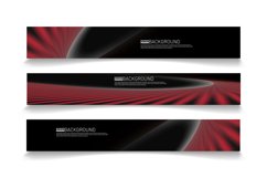 Modern web banner background. abstract vector template Product Image 1