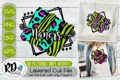 Naners Brushstroke - A Layered Cricut SVG for Mother's Day Product Image 1