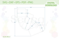 Download Cake Slice Box Template Favor Box Gift Box Template 695434 Paper Cutting Design Bundles