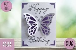3D Birthday card insert design| Paper cutting |Cricut Card Product Image 2