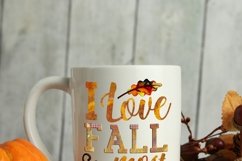 I love fall most of all watercolor sublimation design Product Image 2