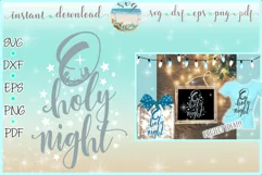 Oh Holy Night Nativity Scene SVG | A Christmas SVG Product Image 1