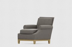 Isometric Arm Chair 3D isolated render Product Image 1