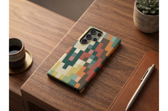 Pixel Mosaic Geometric Pattern Set Product Image 3