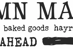 Autumn Market SVG | Vintage Sign SVG | Distressed Design Product Image 2