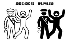 Arrest Icons Product Image 1