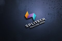 Split Tech Letter S Pro Logo Template Product Image 2