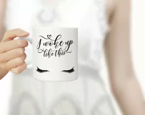 I Woke Up Like This SVG | Funny Makeup Cut File Product Image 2