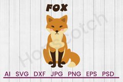 Fox SVG, DXF File, Cuttatable File Product Image 1