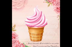 100 Ice Cream Clip Arts, Birthday Party, Kid Scrapbook Product Image 2