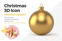 Christmas Ball 3d icon Product Image 1