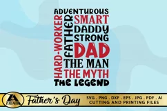 Dad Subway Art SVG Father's Day SVG PNG EPS DXF Daddy SVG Product Image 3