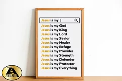 Jesus SVG PNG EPS DXF File BIBLE SVG Cross SVG GOD SVG Product Image 5