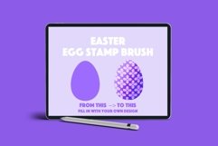 Easter Egg Procreate Stamp Brush Product Image 1
