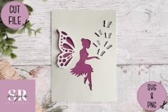 3D Fairy| Paper cutting | pop up Fairy SVG Product Image 3