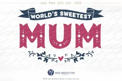 World's Sweetest Grandma, Nana, Gigi, Mimi, Mom, Mum Product Image 3
