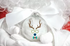 Christmas SVG Cut File - Boy Reindeer SVG File Product Image 5
