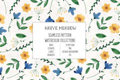 Naive Meadow. Watercolor patterns Product Image 10