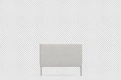 Isometric Arm Chair 3D isolated render Product Image 1