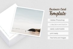 Square Vintage Photographer Business Card Product Image 1