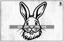 Easter Bunny SVG, Cute Baby animal Cut file Product Image 1
