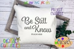 Be still and know SVG Product Image 2