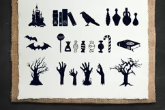 Halloween. 50 Hand Drawn Objects - Free Design of The Week Product Image 6