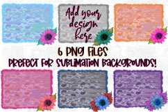 Sunflowers|Wood|Paisley|Sublimation Background Bundle|6 PNG Product Image 1