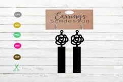 Earrings SVG,earrings template earrings cut file, earrings Product Image 1