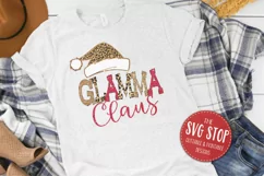 Glamma Claus Sublimation PNG | Family Christmas T-shirt Product Image 2