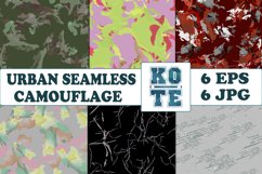 6 Seamless Military Urban Camouflage Product Image 1