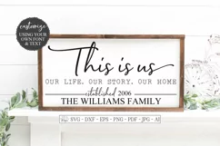 This Is Us Our Life Our Story Our Home - YOU Personalize Product Image 1