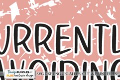 Currently Avoiding Housework SVG Design Product Image 2