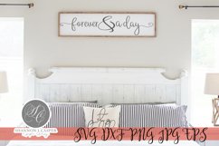 Forever and a Day |Wedding Sign| Wood Sign Template Product Image 2