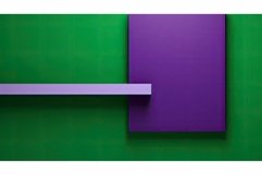 minimalist purple and green background Product Image 1