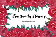 Watercolor Flower lllustration, Sublimation Designs Product Image 1