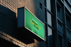 Sign Board Mockup on Building Wall Product Image 1