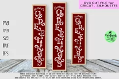 Seasons greetings svg, christmas svg, Christmas sign svg Product Image 1