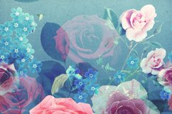 Valentines Flowers Digital Paper Product Image 2