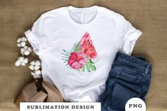 Watermelon Sublimation Designs Downloads PNG Product Image 4