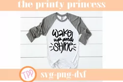 Wake up and shine svg, Shine svg design file pn Product Image 1