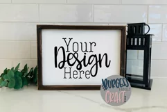 Rustic wood sign landscape Craft mock up |High Res JPEG Product Image 2