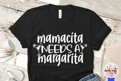 Mamacita needs a margarita - Summer SVG EPS DXF PNG Cut File Product Image 3
