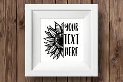 Half sunflower SVG Sunflower PNG Sunflower clipart Cutting Product Image 4