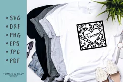 Forever Heart Frame Design - SVG EPS DXF PNG PDF JPG Cut  Product Image 2