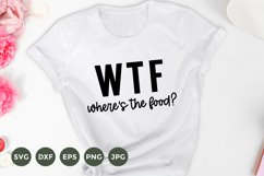 Wheres the food svg | Funny Shirt Design | Funny Quote Product Image 1