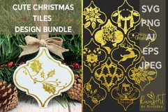 Christmas Arabesque Tiles SVG Designs bundle Product Image 1