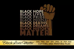 Black Lives Matter SVG PNG EPS DXF for Cutting and Printing Product Image 3