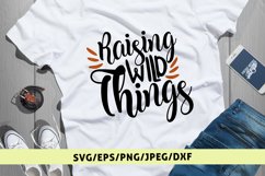 Raising Wild Things - Mother SVG EPS DXF PNG Cutting Files Product Image 1